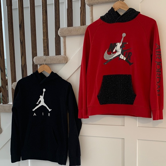 Jordan Other - Lot of 2: Nike Air Jordan Basketball Hoodies Boy’s Size XL